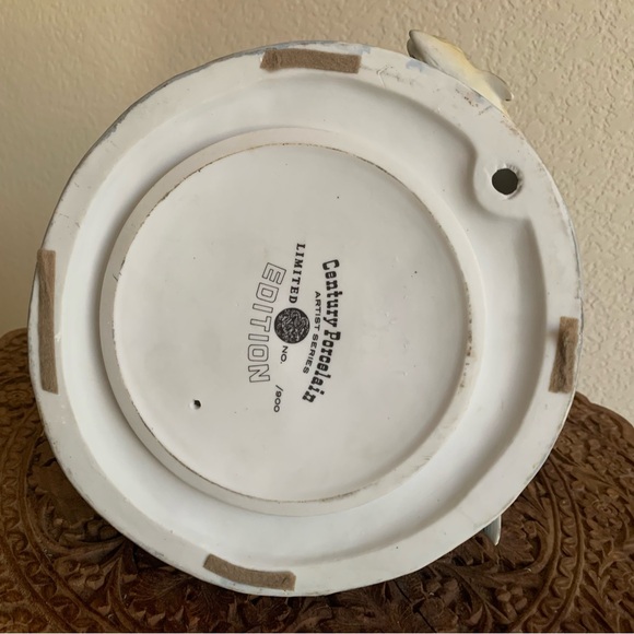 Bill Ohrmann Porcelain Bear Cub Trout Fish Sculpture Cabin Decor Approx 13”x8” - Picture 11 of 14